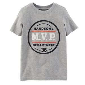 🎉 CARTERS Baby Boy Handsome MVP tee, size 9m